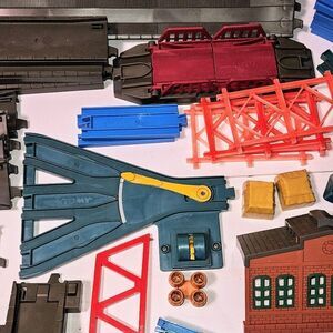 Tommy Thomas & Friends LARGE Vintage Lot Tons Of Track each Marked Tomy